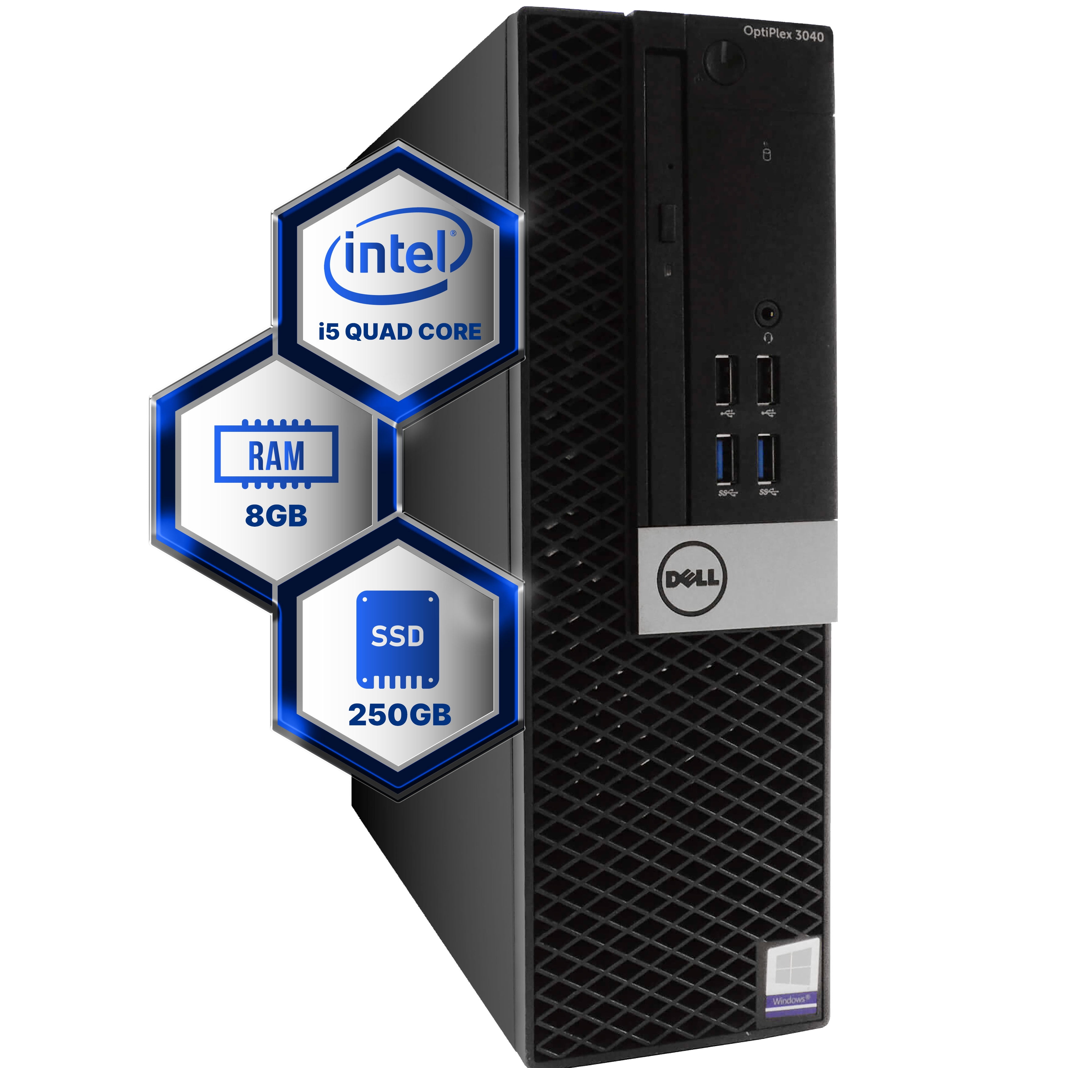 Dell Optiplex 3060 Tower Desktop, Intel i5-8500, 16GB RAM, 500GB
