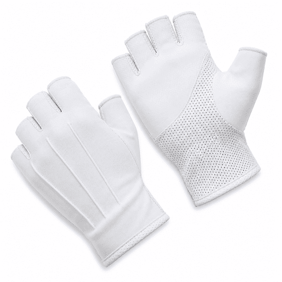 FLORNIX Lightweight Summer Fingerless Gloves Men Women UV Sun Protection Driving Cotton Gloves Nonslip Touchscreen Gloves-Gray