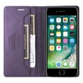 thumbnail image 2 of Allytechgroup Wallet Case for iPhone 7 / 8 / SE 2022 & 2020, Slim Lightweight PU Leather Stand Flip Phone Case with Credit Card Slot Shockproof Protective Back Cover for Women Men, Purple, 2 of 9