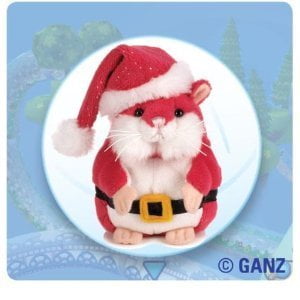Webkinz Mazin Hamster Nick Christmas RED with Free Webkinz Bookmark [Toy]