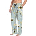 thumbnail image 2 of Daiia Bees Men's Sleep Pant with Pockets and Drawstring,Pajama Pants-Medium, 2 of 9
