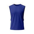 thumbnail image 5 of Qiyinn Mens Gym Sleeveless Tank Top Workout Muscle Shirt Cut Open Quick Dry Bodybuilding Vest, 5 of 5