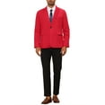 thumbnail image 2 of Lars Amadeus Suit Jackets for Men's Solid Color Single Breasted Sports Coat Blazers, 2 of 5