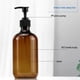 thumbnail image 3 of Dispensador de fluidos de 500ml, contenedor de bomba de prensa de botella vacía de viaje para baño, organizador de encimera para el hogar, Almacenamiento y organización del hogar Bomba Blanca Injueey HA067530-02, 3 of 6