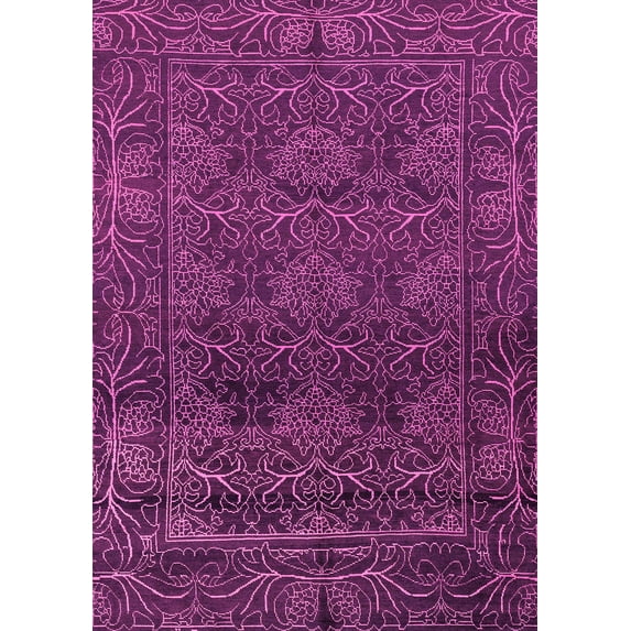 Ahgly Company Indoor Rectangle Persian Pink Bohemian Area Rugs, 5' x 8'