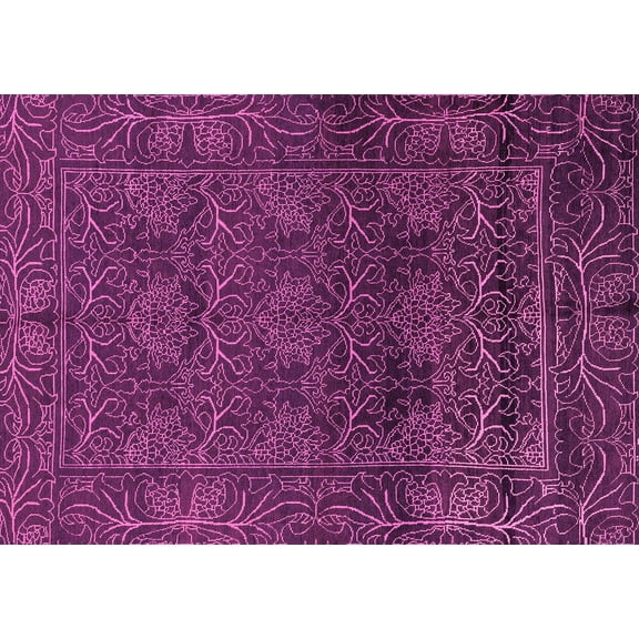 Ahgly Company Indoor Rectangle Persian Pink Bohemian Area Rugs, 5' x 7'