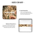 thumbnail image 5 of Naloa Animal Leopard Tissue Box Cover Leather Tissue Holder Square Facial Tissue Case for Bathroom, Vanity Countertop, Tabletop, Car, 5 of 7