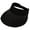 Black, variant on Top Headwear Women's Studded Visor - Paper Braid Crystal Hat 5 Inch Wide Brim, Black