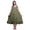 Seaweed Green, variant on Bimba Lavender Blue5 Tree Dots & Palm Mid Calf Nightwear Ladies Cotton Printed Sleeveless Night Gown Maxi Dress X-Small