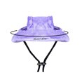 thumbnail image 4 of Pet Sun Hat for Cats, Breathable Cat Sun Hat with Earholes for Small Cats and Puppies, Lightweight Terylene Summer Outdoor Hat, UV Protection Wide Brim Pet Hat, Blue/Yellow/Purple 10in, 4 of 7