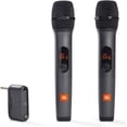 thumbnail image 3 of JBL Wireless Two Microphone System with Dual-Channel Receiver, Black Including Winguard Protective Travel Case, 3 of 4