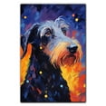 thumbnail image 3 of Scottish Deerhound Dog Canvas Starry Night Van Gogh Canvas for Living Room Oil Painting Artwork Landscape Canvas Artwok for Living Room Bedroom Home Decorations Wall Decor Large, 3 of 6