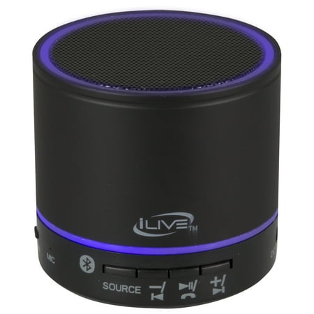 iLive - Portable Bluetooth Speaker - Black