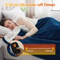 thumbnail image 4 of Electric Heated Throw Blanket WOOMER Full Size 77x84cm, 4 of 8