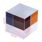Upgraded Optical Glass Prism Prism Colorful Combiner Splitter for Dichroic Prism Optical Glass Triang