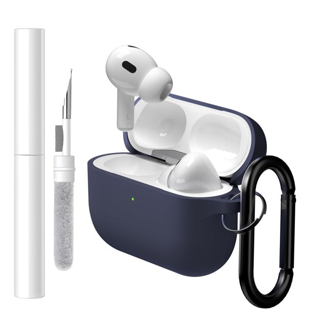 Funda de Silicona Brujula para AirPods Pro 3 2025 Azul Oscuro