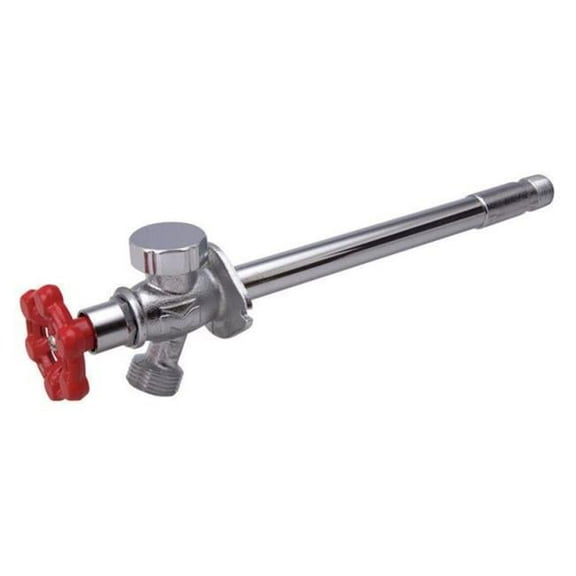 ProLine 1/2 In. SWT x 1/2 In. MIP x 10 In. Anti-Siphon Frost Free Wall Hydrant