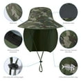 thumbnail image 6 of Men’s UPF 50+ Sun Hat with Face Cover & Neck Flap FH09, 6 of 7