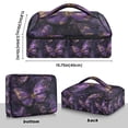 thumbnail image 3 of Iauyy Casserole Carrier for Hot Food Insulated Casserole Travel Carry Bag with Lid Food Warmer Bag for Party/Picnic,Shining Light and Glittering Sequins, 3 of 7