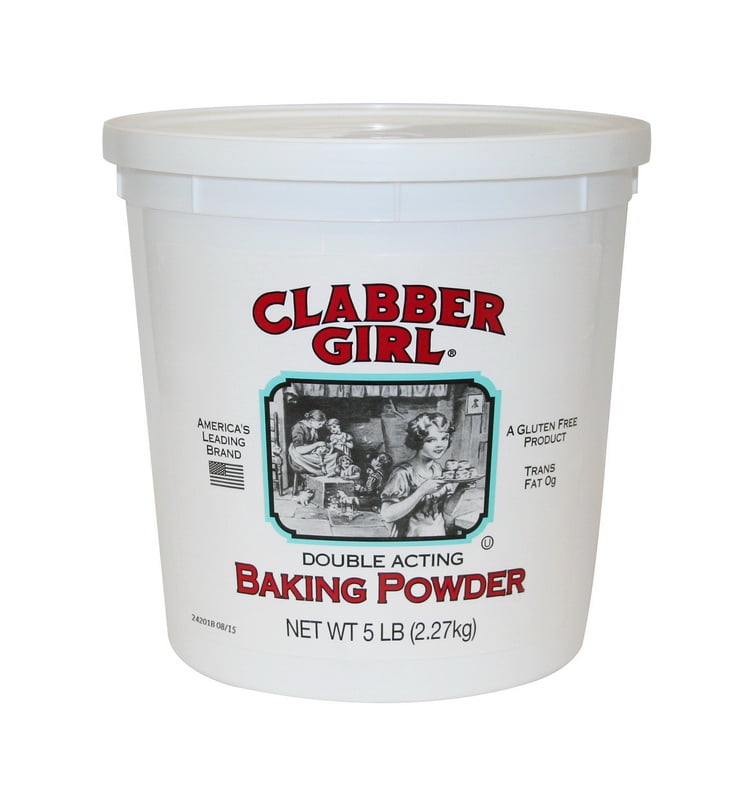 Clabber Girl 00350 Cs 6 Gluten Free Double Acting Baking Powder 5 Lb.