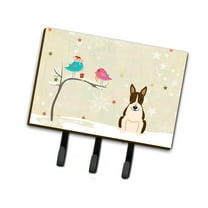 Christmas Presents between Friends Bull Terrier - Dark Brindle Leash or Key Holder