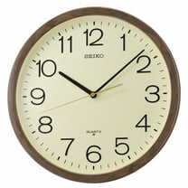 Seiko QXA807BRH Wall Clock, Brown