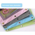 thumbnail image 3 of Trousse en Tissu avec 3 Trous pour Classeur, Noir, Ensemble de 2, 3 of 5