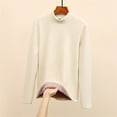 thumbnail image 4 of hotojiny Women's Thermal Shirts Fleece Lined Mock Neck Base Layer Tops Winter Warm Soft Long Sleeve Undershirt, 4 of 4