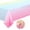 Pastel Gradient, variant on Pastel Rainbow Tablecloth 60x84 Inch Washable Fabric Cover for Birthday, Wedding, Bridal Shower, Party Supplies, Vibrant Rainbow Decorations