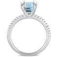 thumbnail image 4 of Everly Women's Topaz 10K White Gold Engagement Ring, 4 of 7