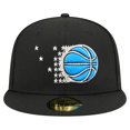 thumbnail image 2 of Men's New Era  Black Orlando Magic Core Logo 59FIFTY Fitted Hat, 2 of 5