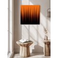 thumbnail image 6 of Wall Art Prints, Burnt Orange Black Ombre Framed Canvas Prints for Bedroom Living Room Bathroom Office, Modern Abstract Striped Gradient Gallery Wrap Wall Art Poster for Gifts Home Decor 24"x24", 6 of 9