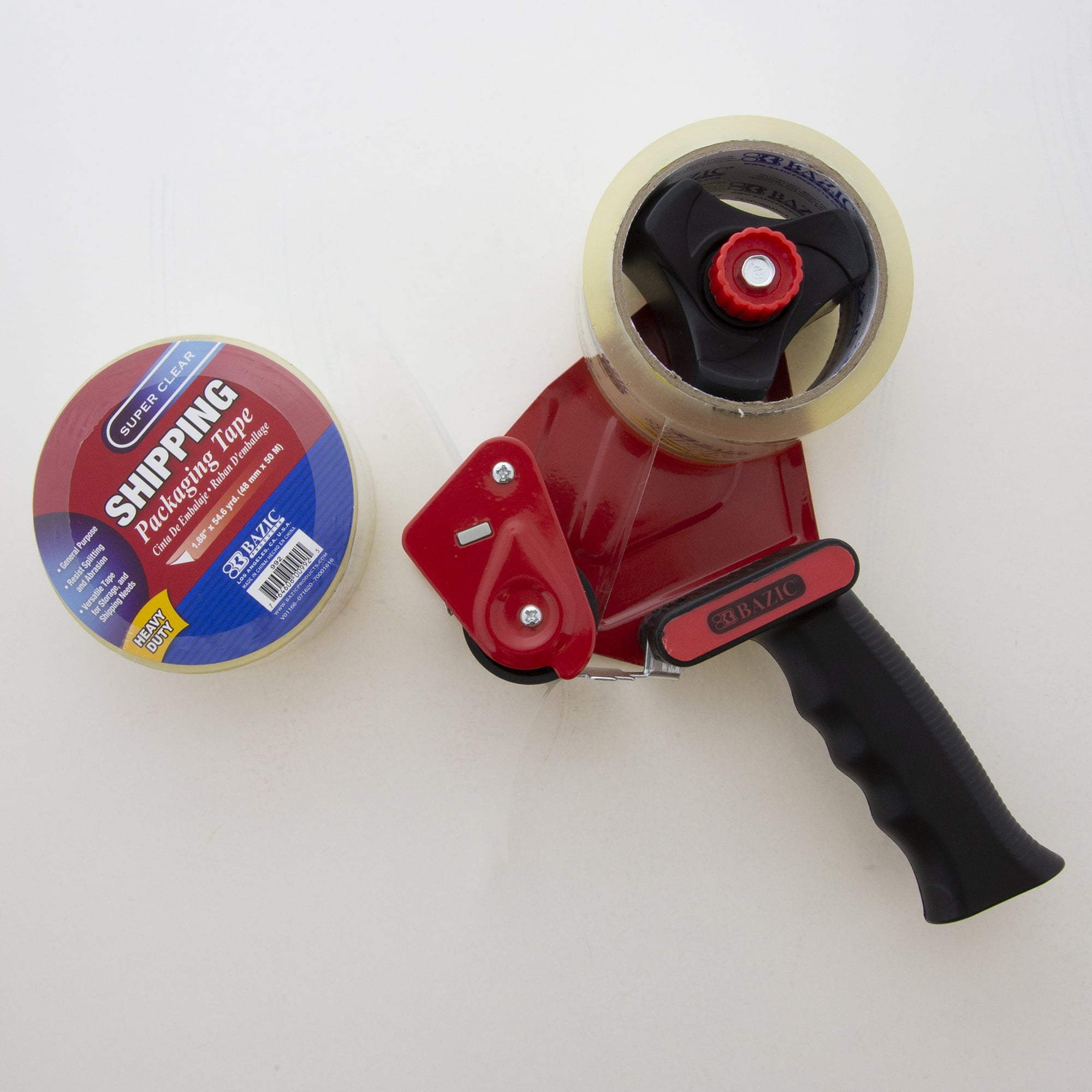 BAZIC Heavy Duty Tape Dispenser Gun, 2 Rolls 2" x 54, 1-Pack
