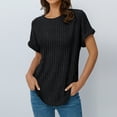 thumbnail image 2 of SUNBS Womens Summer Tops Short Sleeve Sweaters Tunic Tops Dressy Casual Business Shirts, 2 of 7