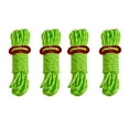thumbnail image 2 of 4X Tent Lanyard Reflective Rope Wind Cord High-strength Fine Workmanship DIY Prop Universal Outdoor Accessories Replaced Part Green, 2 of 9