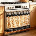 thumbnail image 5 of Heat-Resistant Tie-Back Oven Curtain 29.5x21.3 Inch,Polyester Dust & Oil Splash Proof,Machine Washable Decor for Kitchen Stove Oven Skirt Decor 29.3"W*21.3"H, 5 of 7