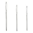 thumbnail image 1 of Pack of 108 Big Eye Sewing Needles Polished Handsewing Embroidery Needle Large Surface Assorted Sizes with Transparent Bottle Cross-stitch Needle for Hand Sewing, 1 of 7