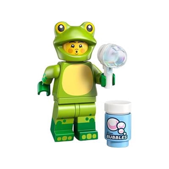 Lego Frog Costume - Mini Figures Series 28 Animals, Single Mini Figure (Lego 71051)