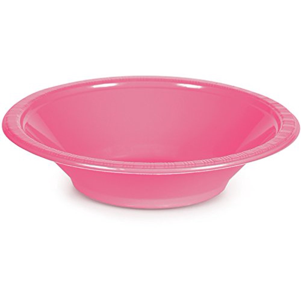 Candy Pink Plastic Bowls 20 ct, Creative Converting Candy Pink Plastic Bowls 20 ct By