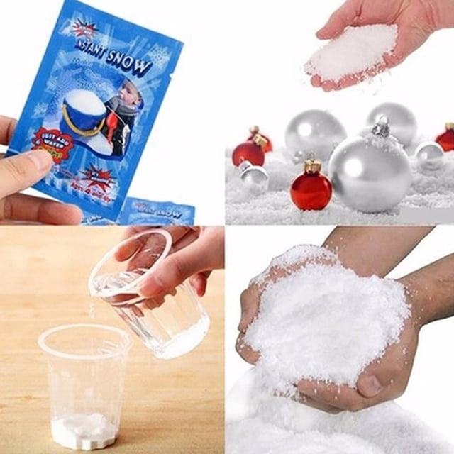 Up to 65% off Kitchen Gadgets 5PC Instant Fake Snow Super Absorbant Christmas Wedding Decor Kitchen Organizers and Storage