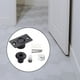 thumbnail image 2 of Tope De Puerta Magnético Tope De Puerta Oculto Silencioso Para Edificios De Oficinas De Dormitorio Hogar Negro, 2 of 9