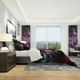 thumbnail image 3 of Designart 'Multicolored Abstract Floral Shapes' Traditional Duvet Cover Set, 3 of 4