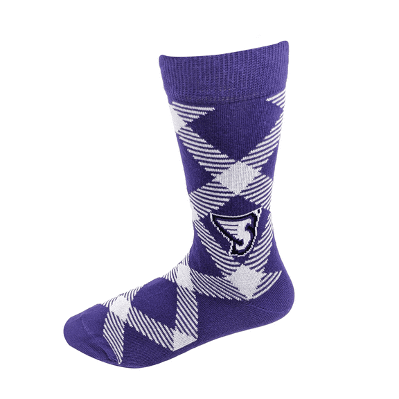 Stonehill College Cotton Socks, Small/Medium