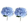 thumbnail image 1 of Ramo de flores de 2 piezas, arreglos florales de hortensias artificiales realistas Azul, 1 of 9
