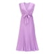 thumbnail image 4 of SAYOO Vestidos Largos de Manga con Volantes con cinturón para Mujer Verano, Vestidos de Gasa Plisados con Cuello en V de Color Sólido Casual SAYOO casual, 4 of 7