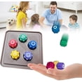 thumbnail image 4 of Gonggi Korean Game Korean Traditional Play Game 5PCs Gonggi Korean Game Gonggi Jack Stone Pebbles Set Round Case Game Player Squid (Squid01 Gonggi Korean Game), 4 of 8