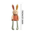 thumbnail image 3 of 19Inch Adorable Cuddly Rabbit Bear Plush Stuffed Animal Toy - Soft Huggable Companion & Comfort Sleeping Dolls, 3 of 7