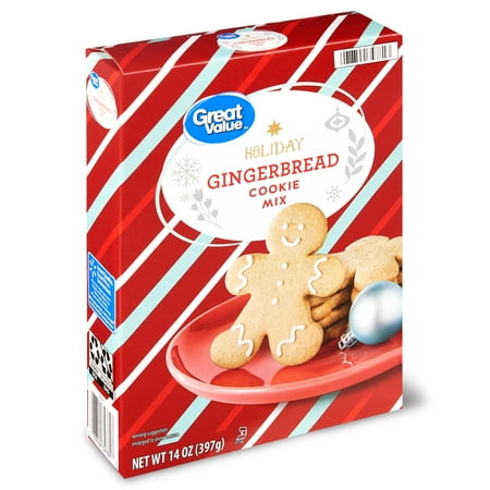 Great Value Holiday Gingerbread Cookie Mix, 14 oz