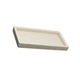thumbnail image 1 of Hi,Fancy Vanity Tray Desktop Organizer Tealight Plate for Countertop Hotel Decor Stone Gray, 1 of 5