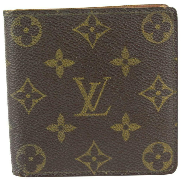 Louis Vuitton Monogram Men's Wallet Marco Florin Slender Multiple 830lv19W, Size: 0.5